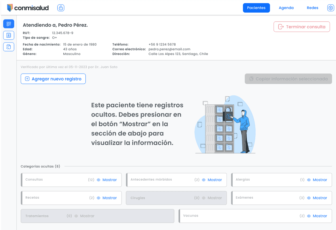 Imagen 1 del proyecto ConMiSalud - Gestión de Historial Médico