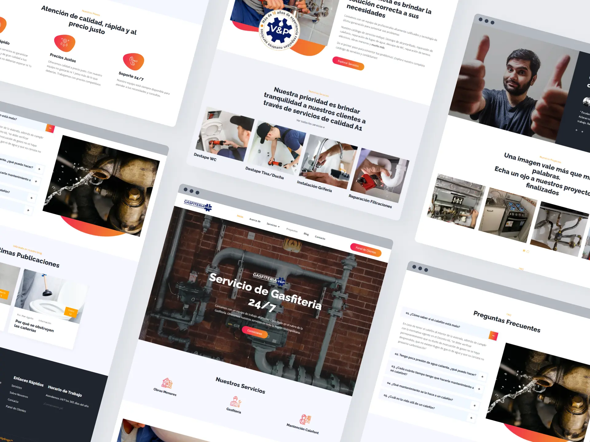 Gasfitería V&P - WebApp
